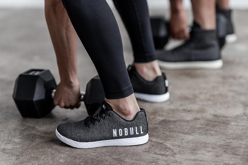 Black Nobull Heather Women's Trainers | CA G2011S